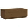 Image de vidaXL Table basse marron miel 100x50x35 cm pin massif