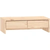 Image de vidaXL Support d'écran 50x27x15 cm pin massif