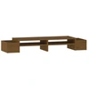 Image de vidaXL Support d'écran marron miel 100x27,5x15 cm pin massif