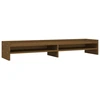 Image de vidaXL Support d'écran marron miel 100x24x16 cm pin massif