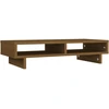 Image de vidaXL Support d'écran marron miel 60x27x14 cm pin massif