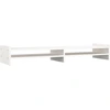 Image de vidaXL Support d'écran blanc 100x27x15 cm pin massif