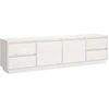 Image de vidaXL Armoire TV blanche 176x37x47,5 cm Pin massif
