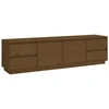 Image de vidaXL Armoire TV brun miel 176x37x47,5 cm Pin massif