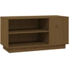 Image de vidaXL Armoire TV brun miel 80x35x40,5 cm Pin massif