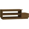 Image de vidaXL Table basse marron miel 120x50x40,5 cm pin massif