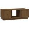 Image de vidaXL Table basse marron miel 110x50x40 cm pin massif