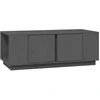 Image de vidaXL Table basse Gris 110x50x40 cm Pin massif