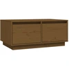 Image de vidaXL Table basse marron miel 80x50x35 cm pin massif