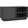 Image de vidaXL Armoire TV Gris 80x35x40,5 cm Pin massif