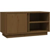 Image de vidaXL Armoire TV brun miel 80x35x40,5 cm Pin massif