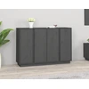 Image de vidaXL Sideboard Gris 120x35x80 cm Pin massif