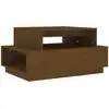 Image de vidaXL Table basse marron miel 80x55x40,5 cm Pin massif