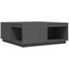 Image de vidaXL Table basse Gris 100x101x40,5 cm Pin massif