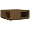 Image de vidaXL Table basse marron miel 100x101x40,5 cm Pin massif
