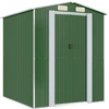 Image de vidaXL Abri de jardin vert 192x191x223 cm Acier galvanisé