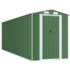Image de vidaXL Abri de jardin vert 192x606x223 cm Acier galvanisé