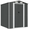 Image de vidaXL Abri de jardin anthracite 192x191x223 cm Acier galvanisé