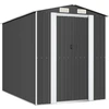 Image de vidaXL Abri de jardin anthracite 192x274x223 cm Acier galvanisé