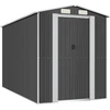Image de vidaXL Abri de jardin anthracite 192x357x223 cm Acier galvanisé
