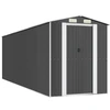 Image de vidaXL Abri de jardin anthracite 192x606x223 cm Acier galvanisé