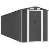 Image de vidaXL Abri de jardin anthracite 192x689x223 cm Acier galvanisé