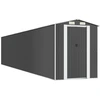 Image de vidaXL Abri de jardin anthracite 192x1021x223 cm Acier galvanisé