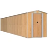 Image de vidaXL Abri de jardin marron clair 192x1021x223 cm Acier galvanisé