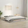 Image de vidaXL Lit en bois massif 150x200 cm pin
