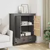 Image de vidaXL Highboard Gris 83x41,5x100 cm Pin massif
