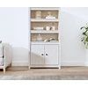 Image de vidaXL Highboard blanc 80x35x154 cm pin massif