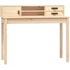 Image de vidaXL Bureau 110x50x93 cm pin massif