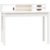 Image de vidaXL Bureau blanc 110x50x93 cm pin massif
