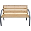 Image de vidaXL Banc de jardin 112 cm bois massif sapin