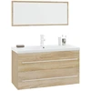 Image de vidaXL Ensemble de meubles de salle de bain 3 pièces chêne Sonoma