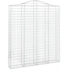 Image de vidaXL Gabion avec arc surélevé 200x30x220/240 cm Fer galvanisé