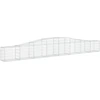 Image de vidaXL Gabion avec arc surélevé 400x30x40/60 cm Fer galvanisé