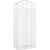 Image de vidaXL Gabion avec arc surélevé 100x50x220/240 cm Fer galvanisé