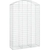 Image de vidaXL Gabion avec arc surélevé 150x50x220/240 cm Fer galvanisé