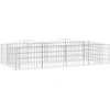 Image de vidaXL Gabion haut-relief avec arche haute 200x100x50 cm Fer galvanisé