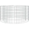 Image de Foyer en gabion Ø 100 cm Fer galvanisé