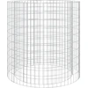 Image de vidaXL Foyer en gabion Ø 100 cm Fer galvanisé