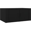 Image de vidaXL Table basse noire 80x50x36 cm bois composite