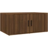 Image de vidaXL Table basse marron imitation chêne 80x50x36 cm Bois composite
