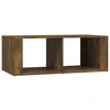 Image de vidaXL Table basse chêne fumé 100x50x36 cm bois composite