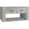 Image de vidaXL Table basse gris béton 80x50x40 cm Bois composite