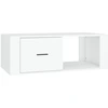 Image de vidaXL Table basse blanche 100x50,5x35 cm Bois composite