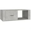 Image de vidaXL Table basse gris béton 100x50,5x35 cm Bois composite