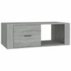 Image de vidaXL Table basse Gris Sonoma 100x50,5x35 cm Bois composite
