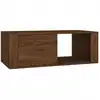 Image de vidaXL Table basse marron imitation chêne 100x50,5x35 cm Bois composite